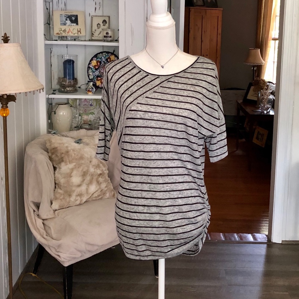 Womens Stripped Shirt Med - Picture 5 of 12